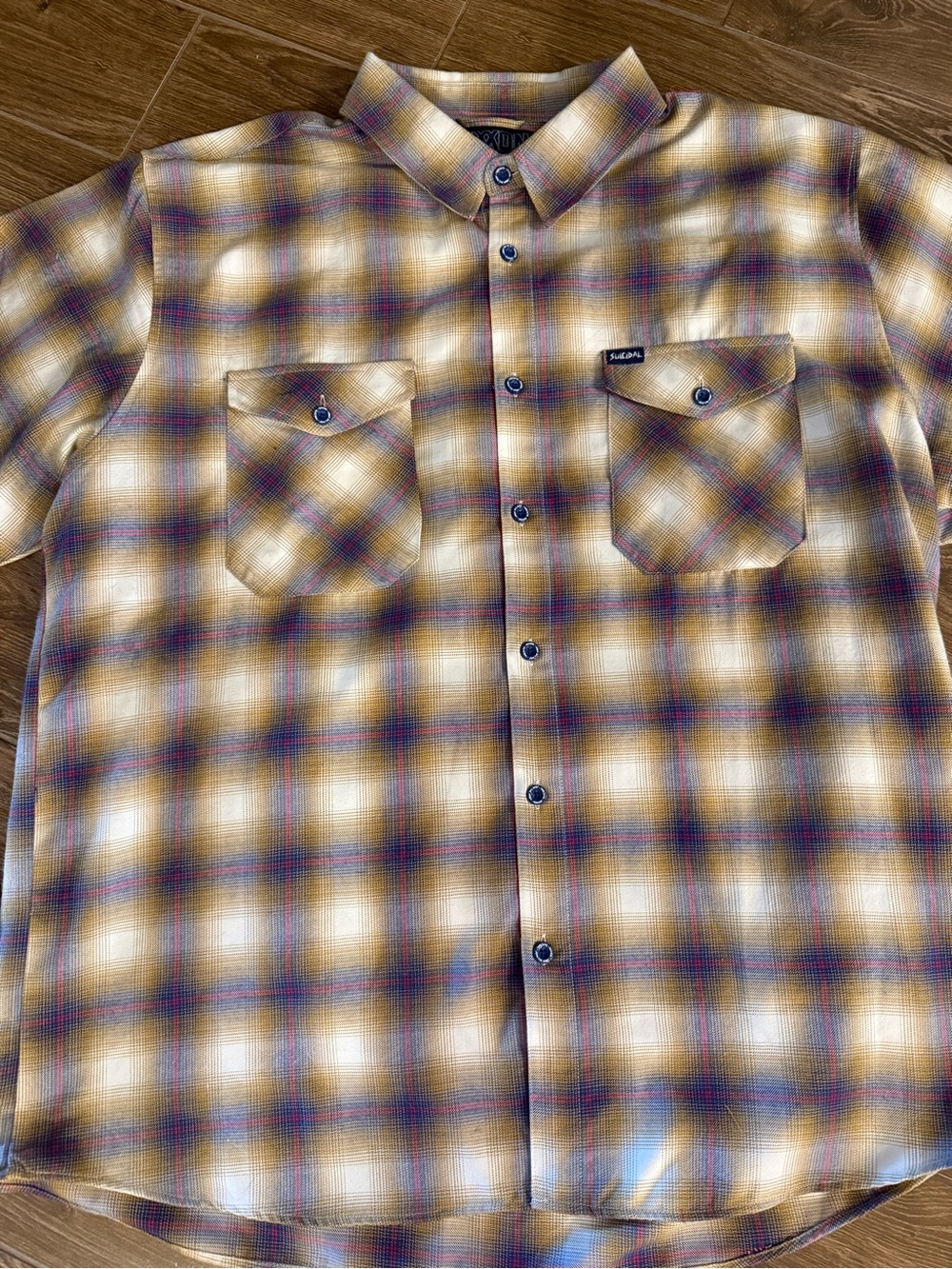 Dixxon Flannel Suicidal Tendencies Shirt Mens 3X “Join The Army” Plaid Long Slv